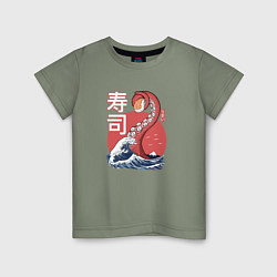 Детская футболка Kraken Kawaii Sushi
