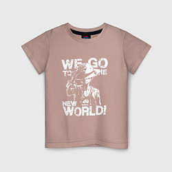 Детская футболка WE GO TO THE NEW WORLD ВАНПИС