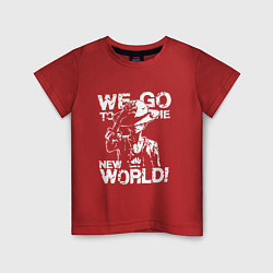Детская футболка WE GO TO THE NEW WORLD ВАНПИС