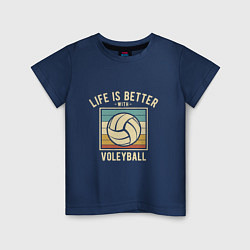 Детская футболка Волейбол - Жизнь