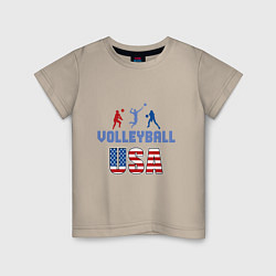 Детская футболка USA - Volleyball