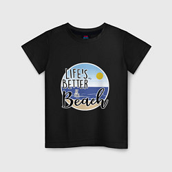 Детская футболка Пляжная жизнь