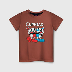 Детская футболка Cuphead Чашечки