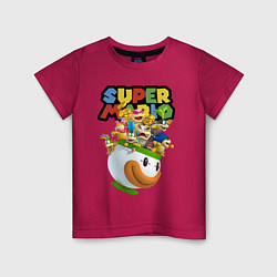 Детская футболка Компашка персонажей Super Mario