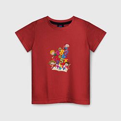 Детская футболка Дети с цифрами