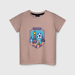 Детская футболка Football - Russia