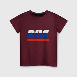 Детская футболка RUS - Russia