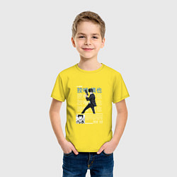 Футболка хлопковая детская Опасный Когами, цвет: желтый — фото 2