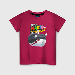 Детская футболка Cat Bullet Bill Super mario 3D World Nintendo