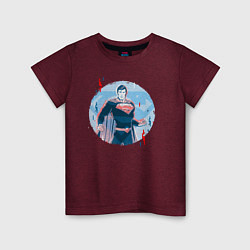 Детская футболка Фигура Супермена