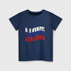 Детская футболка Love - Russia