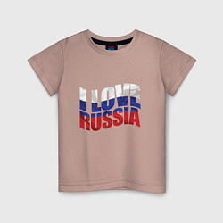 Детская футболка Love - Russia