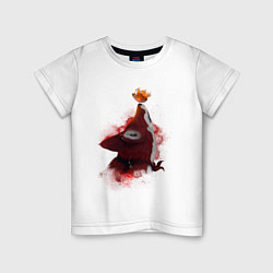 Детская футболка Fox and butterfly