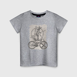 Детская футболка Kitty bike punk