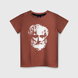 Детская футболка Аристотель портрет