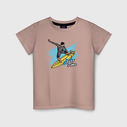 Детская футболка Серфинг волны