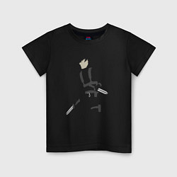 Детская футболка Силуэт Хэй Темнее тёмного