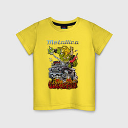 Детская футболка Metallica Gimme fuel