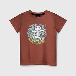 Детская футболка Танцующая Кошка