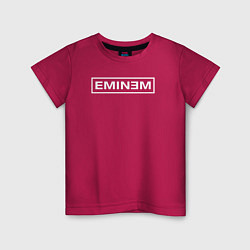 Футболка хлопковая детская Eminem ЭМИНЕМ, цвет: маджента