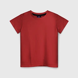 Футболка хлопковая детская Обезьяны в шляпе и рубашке, цвет: красный