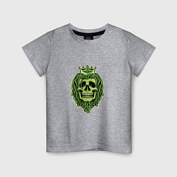 Детская футболка Green Skull
