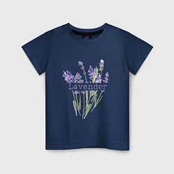 Детская футболка Лаванда Lavender