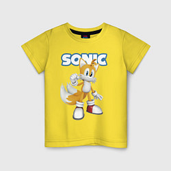 Детская футболка Майлз Тейлз Прауэр Sonic Видеоигра