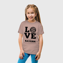 Футболка хлопковая детская Bayern Love Классика, цвет: пыльно-розовый — фото 2