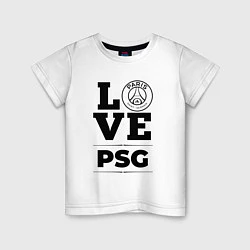 Детская футболка PSG Love Классика