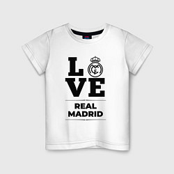 Детская футболка Real Madrid Love Классика