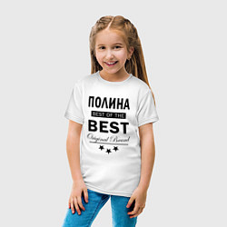 Футболка хлопковая детская ПОЛИНА BEST OF THE BEST, цвет: белый — фото 2