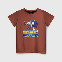 Детская футболка Sonic Colours Hedgehog Video game