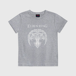 Футболка хлопковая детская ДРЕВО ELDEN RING, цвет: меланж