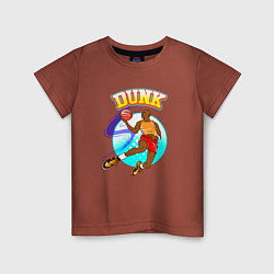 Детская футболка Dunk баскетболист