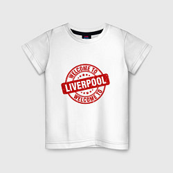 Детская футболка Welcome To Liverpool