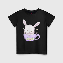 Детская футболка Милый Крольчонок Внутри Чашки