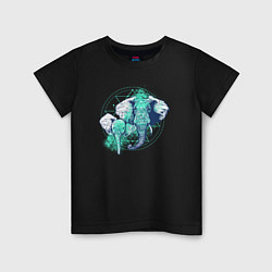 Детская футболка 2 Слона