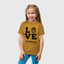 Футболка хлопковая детская Valencia Love Классика, цвет: горчичный — фото 2