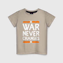 Детская футболка War never changes Fallout