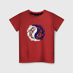 Детская футболка Инь и ян Рыбки