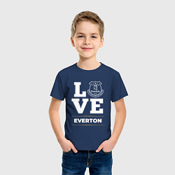 Футболка хлопковая детская Everton Love Classic, цвет: тёмно-синий — фото 2