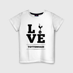 Детская футболка Tottenham Love Классика