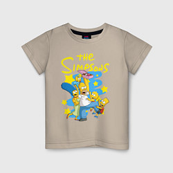 Детская футболка The SimpsonsСемейка Симпсонов