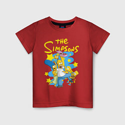 Детская футболка The SimpsonsСемейка Симпсонов