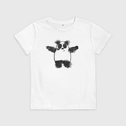 Детская футболка Акварельная панда