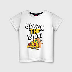 Детская футболка Сломай диету!
