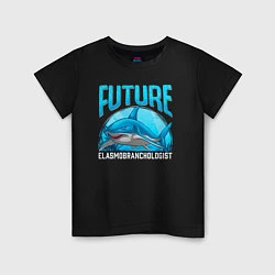 Детская футболка Будущий специалист по акулам