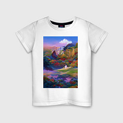 Детская футболка Абстрактный пейзаж
