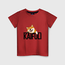 Детская футболка Kaifuli shiba inu